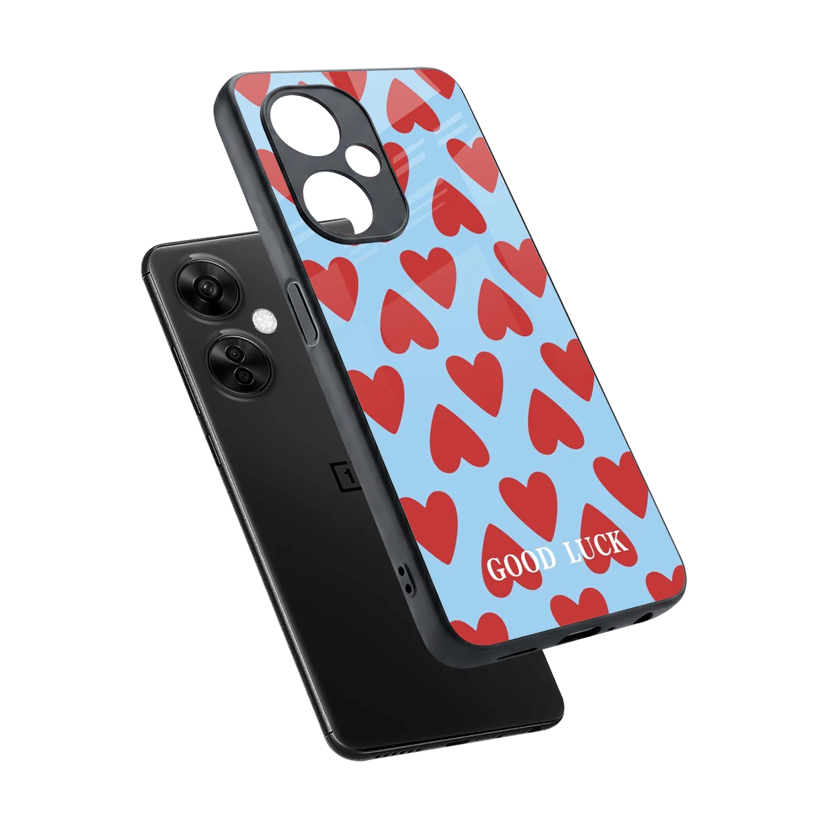 Good Luck sleek oneplus nord ce 3 lite cover with tempered glass back and TPU edges