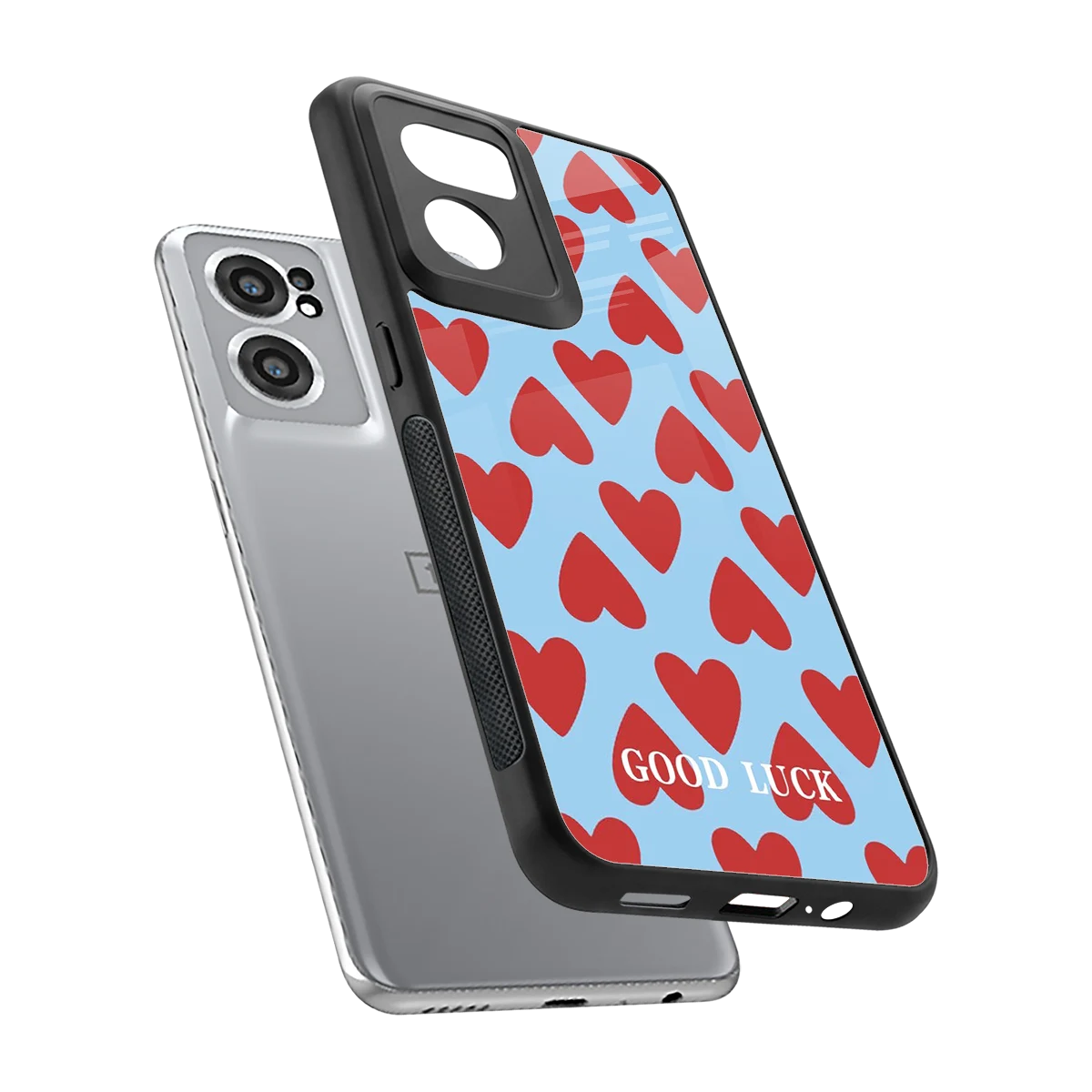 Good Luck sleek oneplus nord ce 2 cover with tempered glass back and TPU edges
