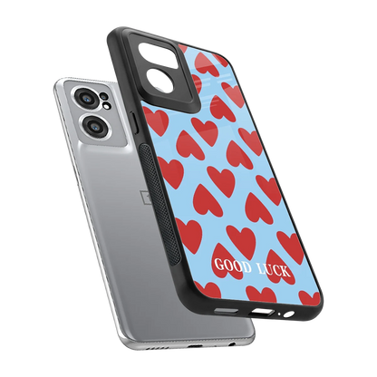 Good Luck sleek oneplus nord ce 2 cover with tempered glass back and TPU edges