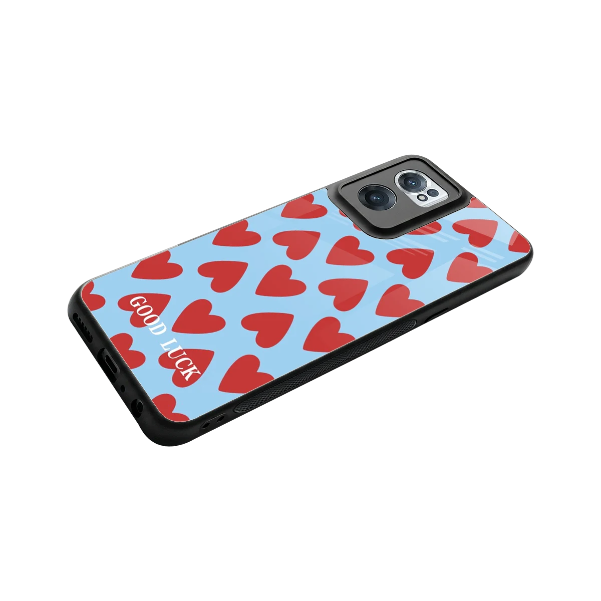 Good Luck stylish phone case for oneplus nord ce 2 | glossy glass and slim fit