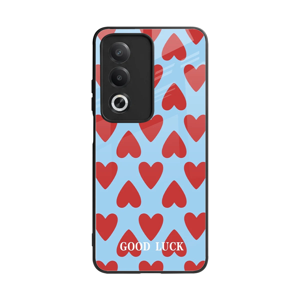 Good Luck back phone cover | glass case for oppo a3 pro