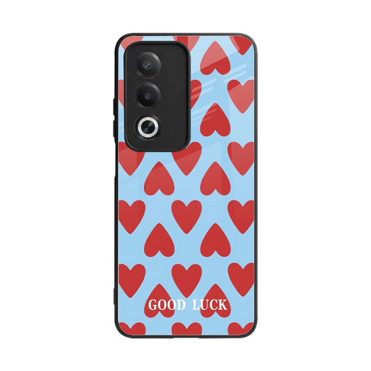 Good Luck back phone cover | glass case for oppo a3 pro
