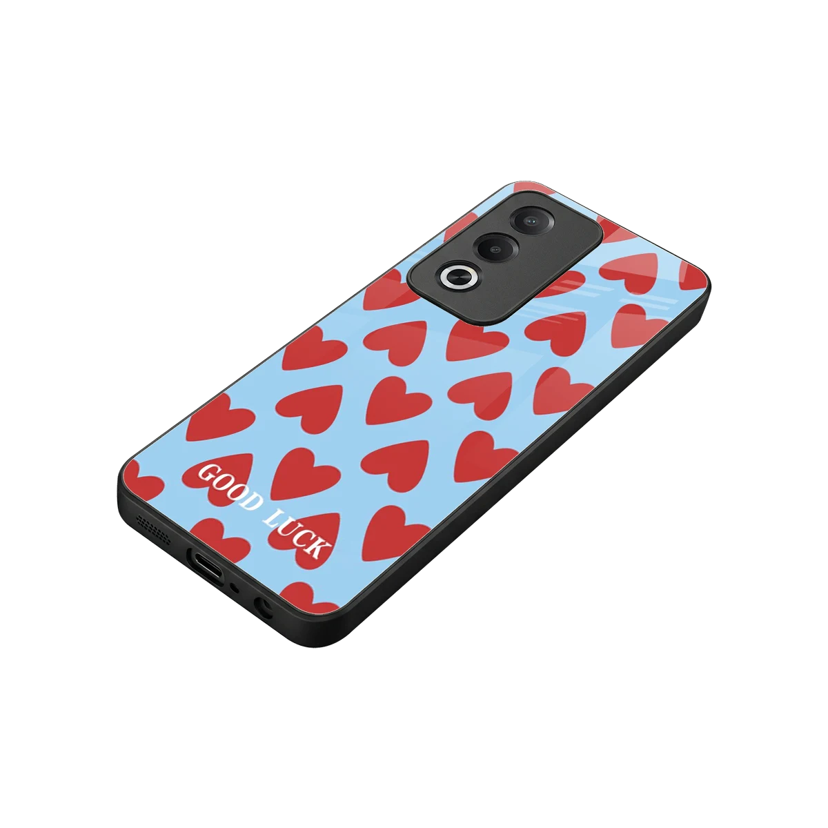 Good Luck stylish phone case for oppo a3 pro | glossy glass and slim fit
