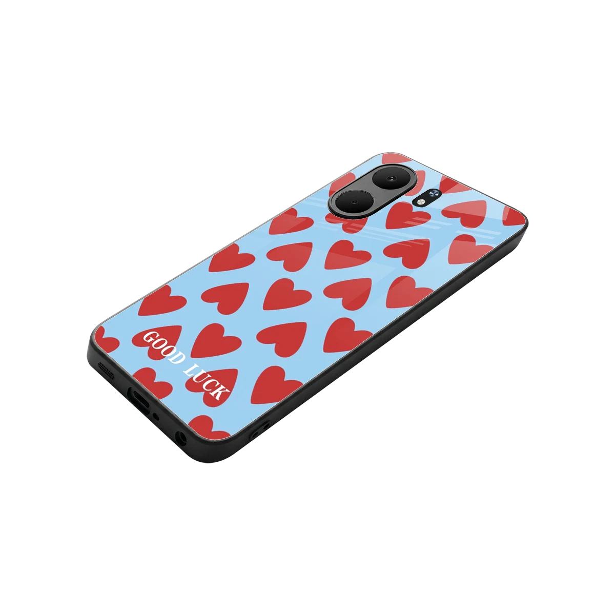 Good Luck stylish phone case for oppo a5x 5g | glossy glass and slim fit