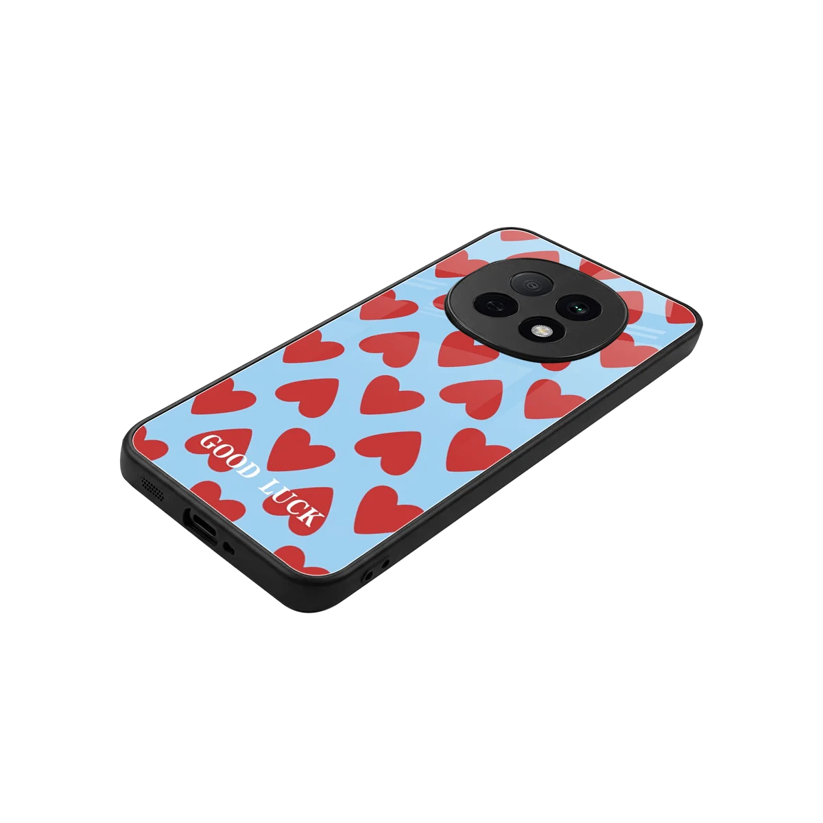 Good Luck stylish phone case for oppo f29 pro 5g | glossy glass and slim fit