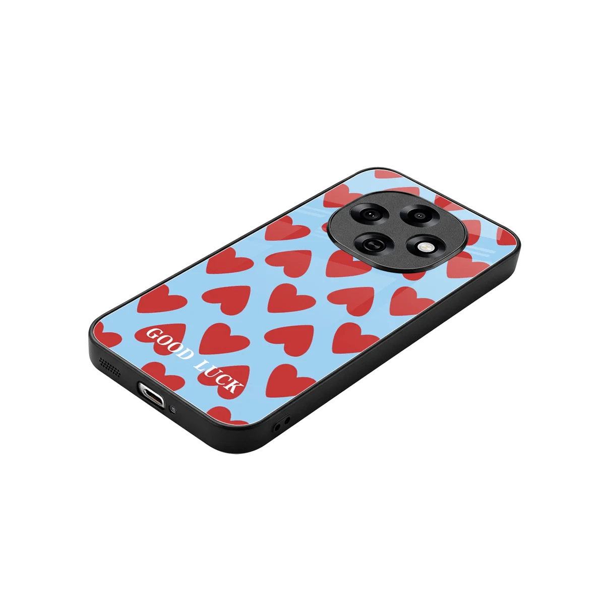 Good Luck stylish phone case for oppo f31 pro 5g | glossy glass and slim fit