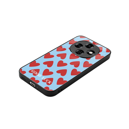 Good Luck stylish phone case for oppo f31 pro 5g | glossy glass and slim fit