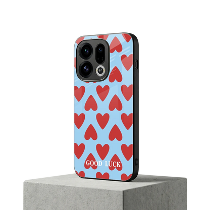 Good Luck oppo find x9 mobile cover | shockproof glass phone case