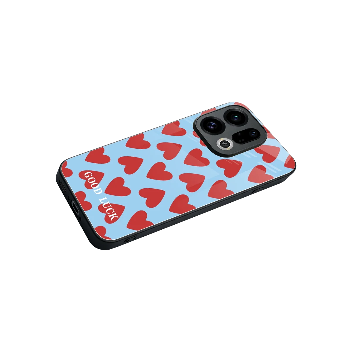 Good Luck stylish phone case for oppo find x9 | glossy glass and slim fit