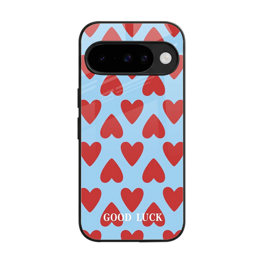 Good Luck back phone cover | glass case for google pixel 10