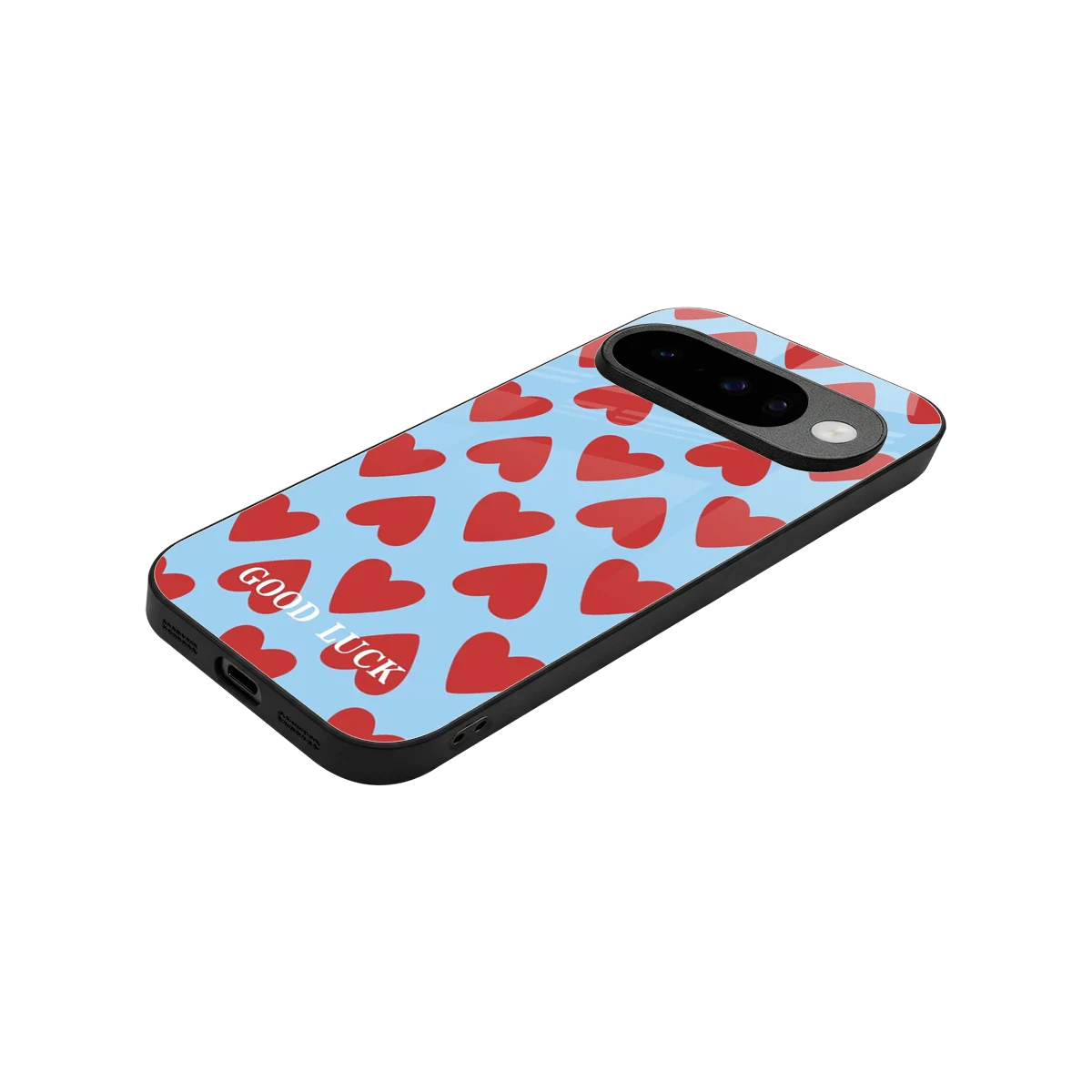 Good Luck stylish phone case for google pixel 10 | glossy glass and slim fit