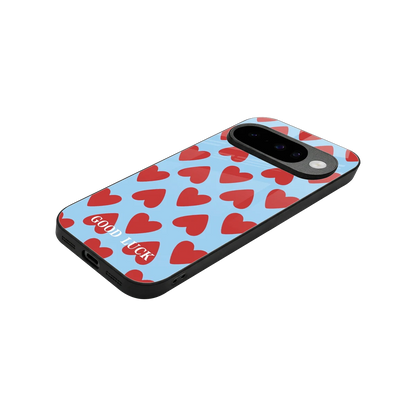 Good Luck stylish phone case for google pixel 10 | glossy glass and slim fit