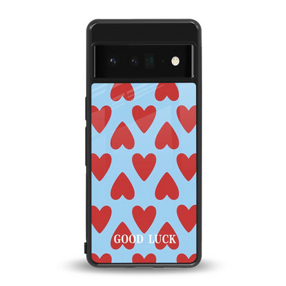 Good Luck back phone cover | glass case for google pixel 6 pro