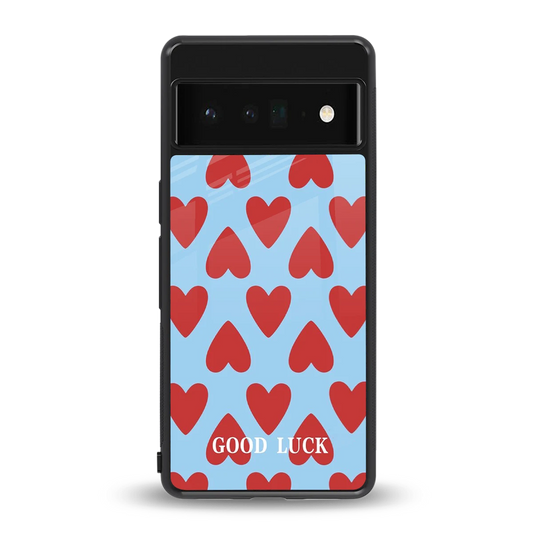 Good Luck back phone cover | glass case for google pixel 6 pro