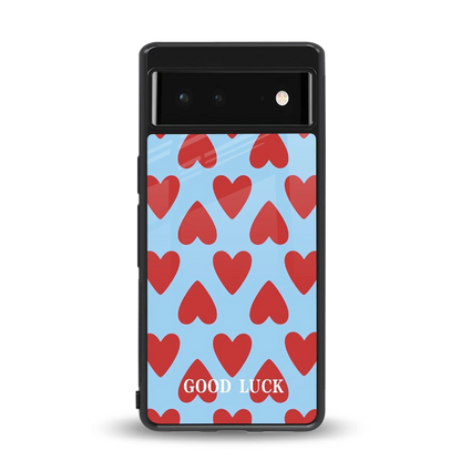 Good Luck back phone cover | glass case for google pixel 6a