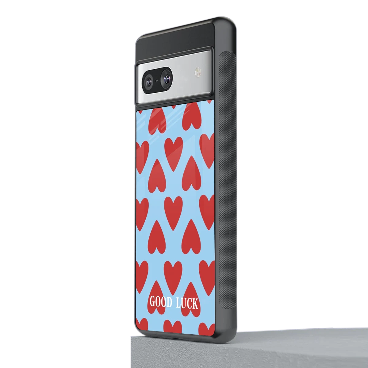 Good Luck stylish phone case for google pixel 7 | glossy glass and slim fit