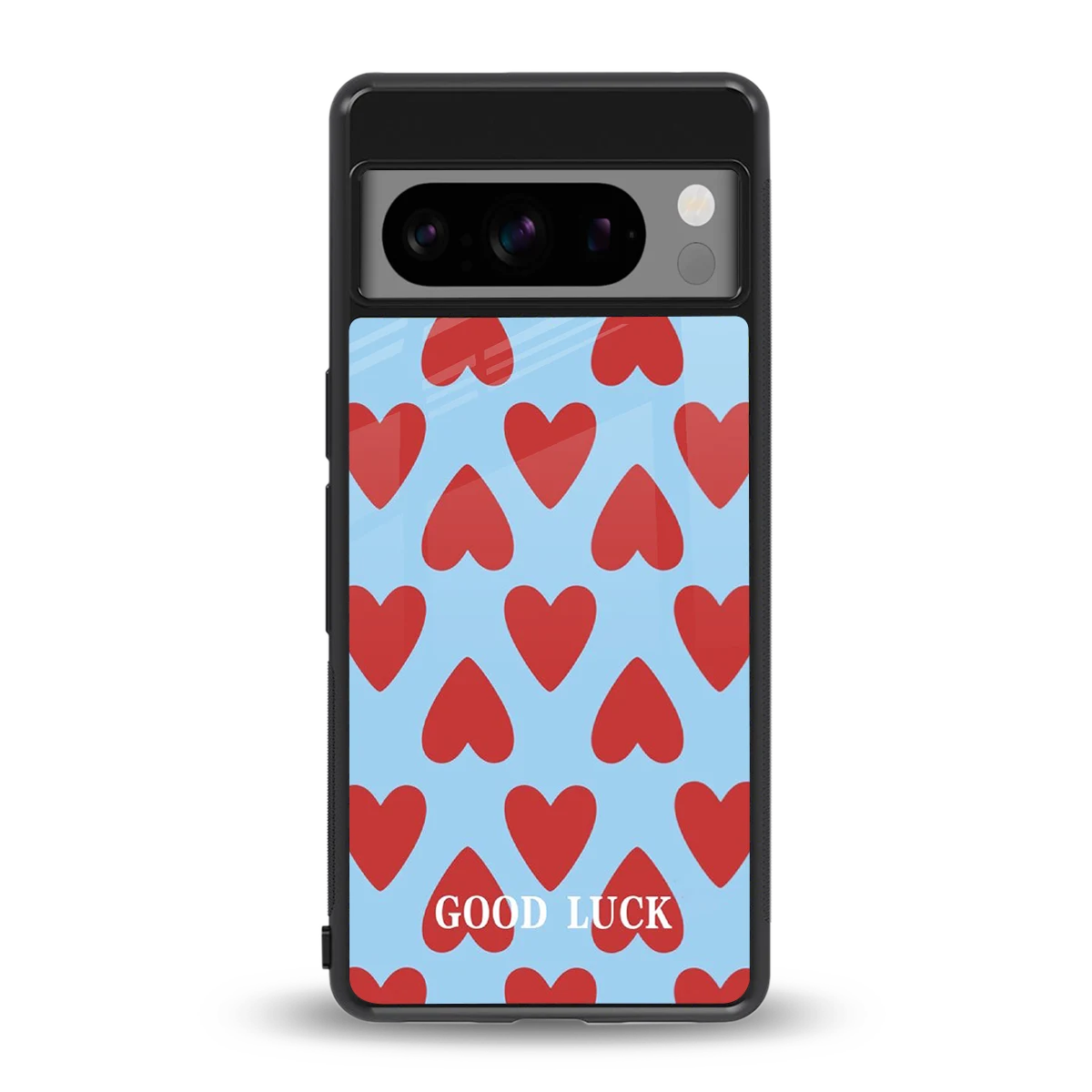 Good Luck back phone cover | glass case for google pixel 8 pro