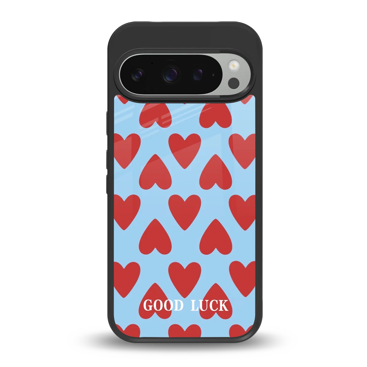 Good Luck back phone cover | glass case for google pixel 9 pro