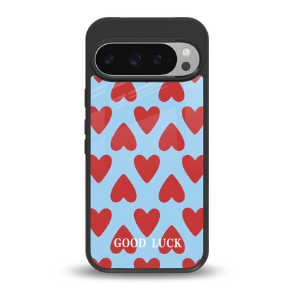 Good Luck back phone cover | glass case for google pixel 9 pro xl