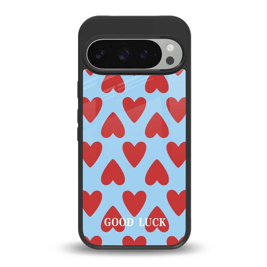 Good Luck back phone cover | glass case for google pixel 9 pro xl