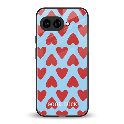 Good Luck back phone cover | glass case for google pixel 10a