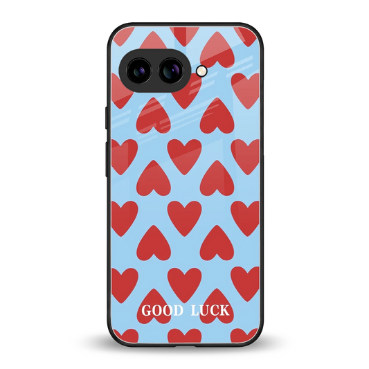 Good Luck back phone cover | glass case for google pixel 10a