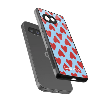 Good Luck sleek google pixel 10a cover with tempered glass back and TPU edges