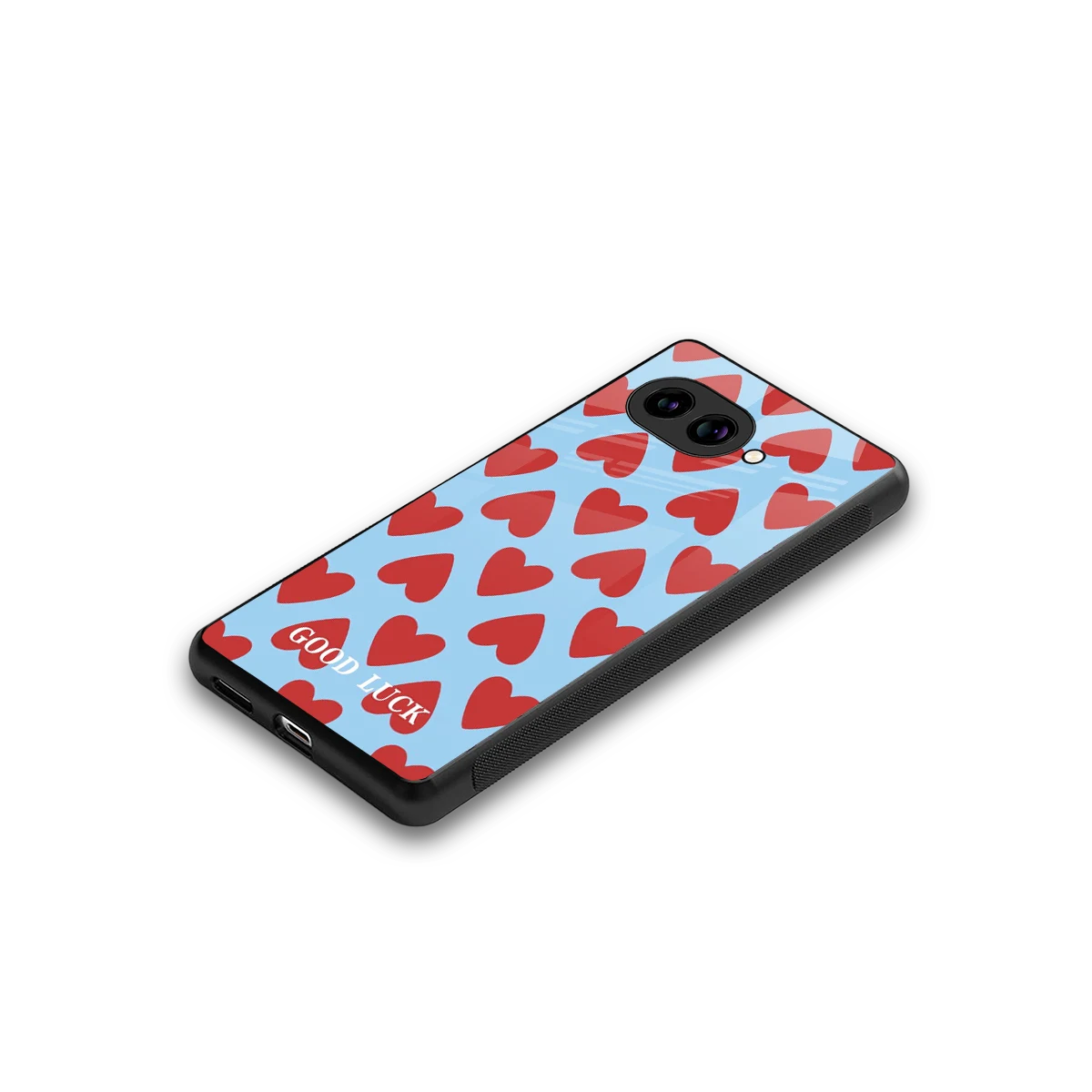 Good Luck stylish phone case for google pixel 10a | glossy glass and slim fit