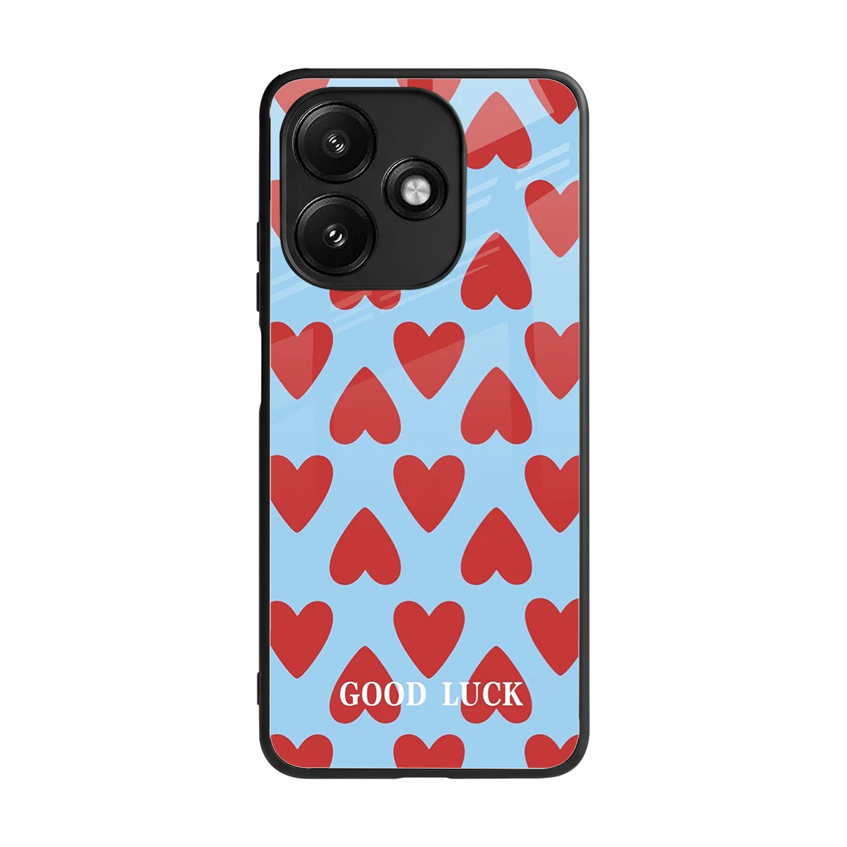 Good Luck back phone cover | glass case for redmi 12 5g