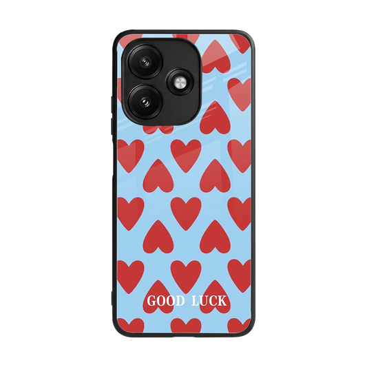Good Luck back phone cover | glass case for redmi 12 5g