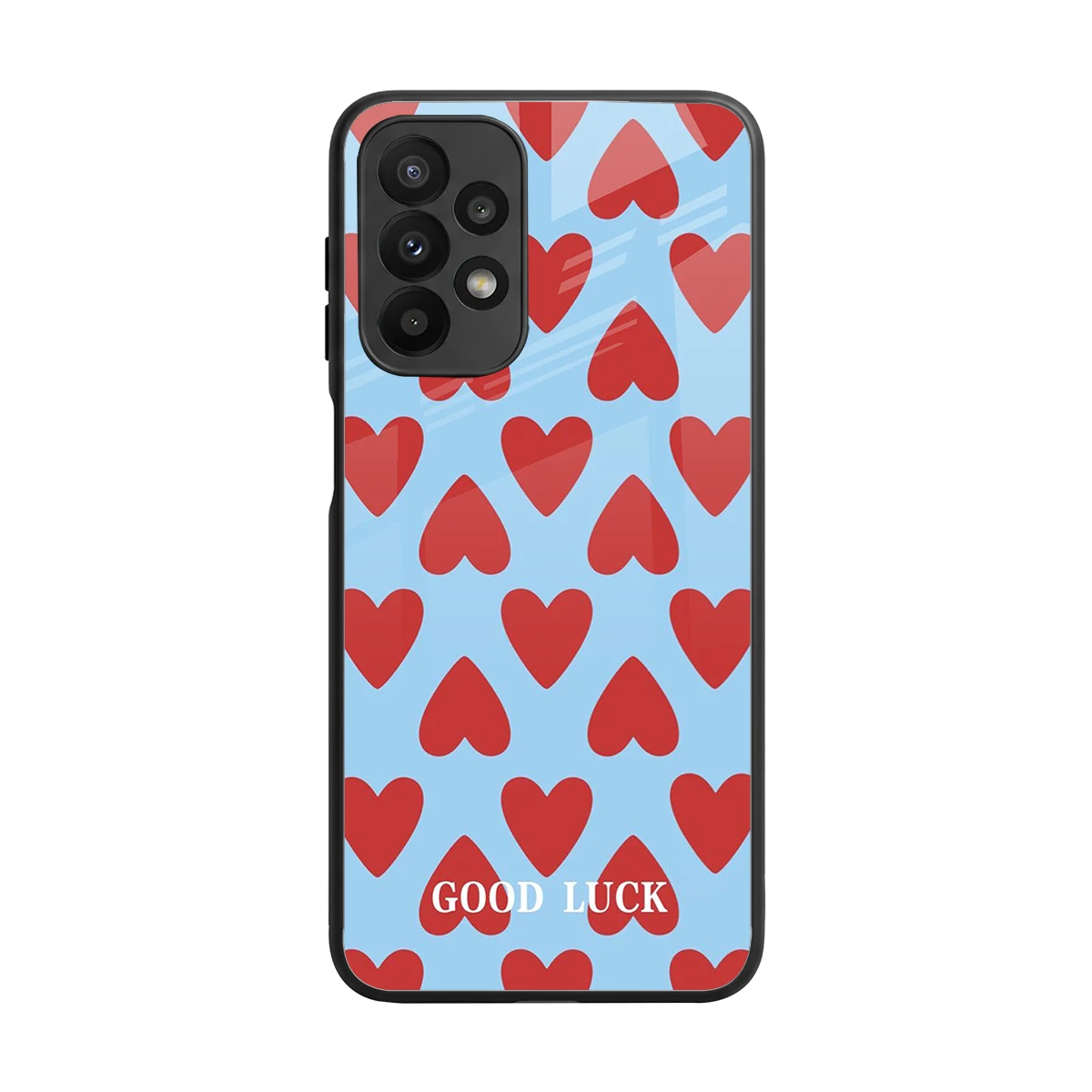 Good Luck back phone cover | glass case for samsung galaxy a23