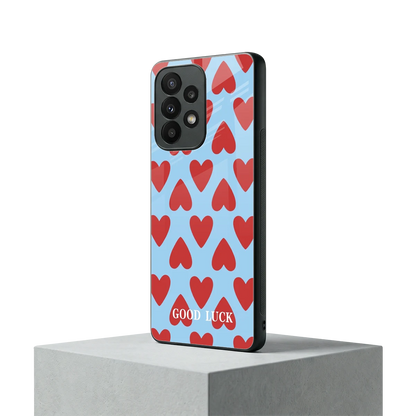 Good Luck samsung galaxy a23 mobile cover | shockproof glass phone case