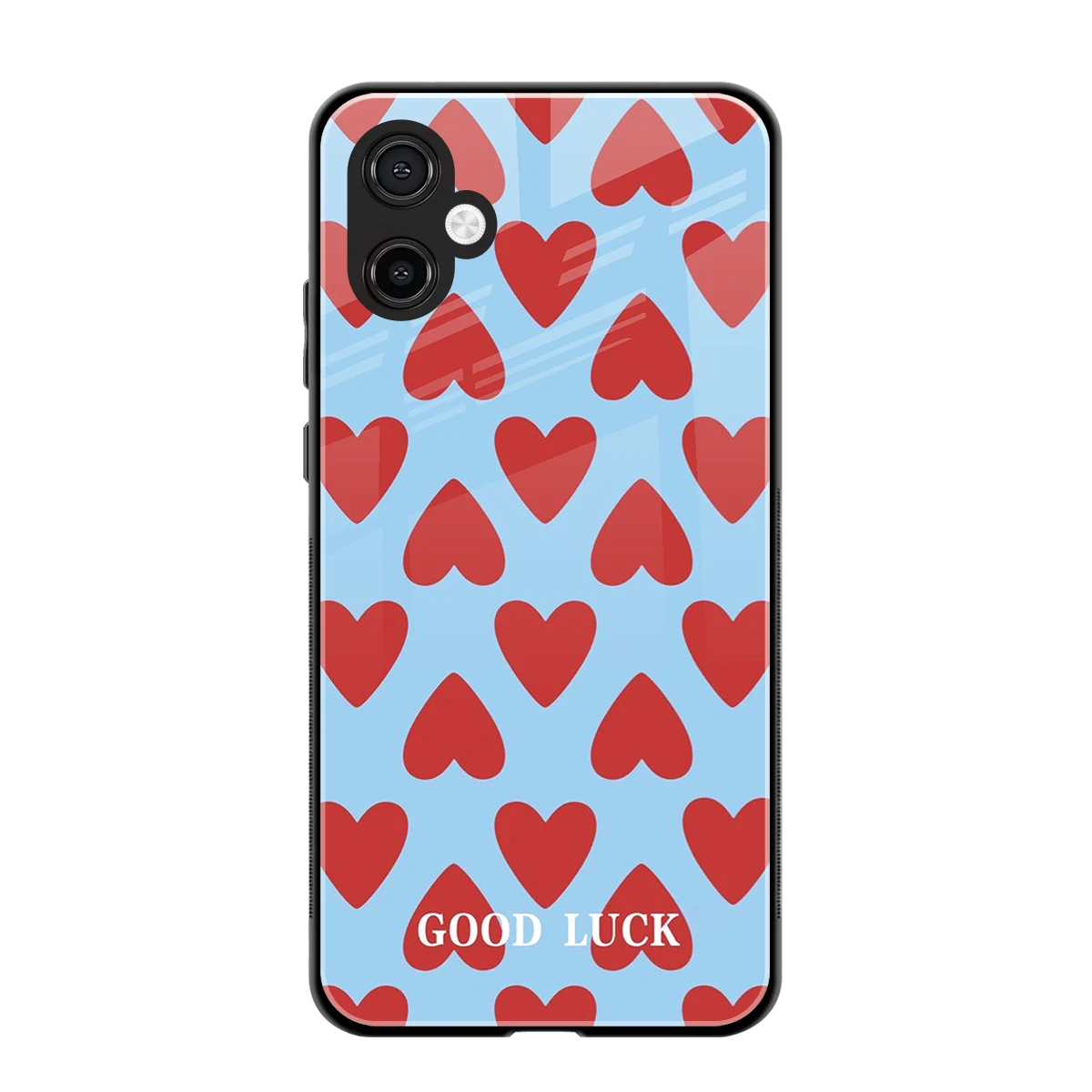 Good Luck back phone cover | glass case for samsung galaxy a06 5g