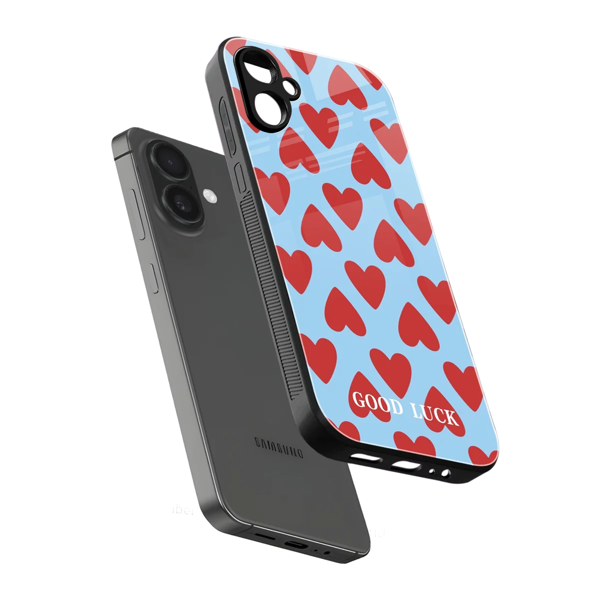 Good Luck sleek samsung galaxy a06 5g cover with tempered glass back and TPU edges