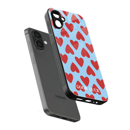 Good Luck sleek samsung galaxy a06 5g cover with tempered glass back and TPU edges