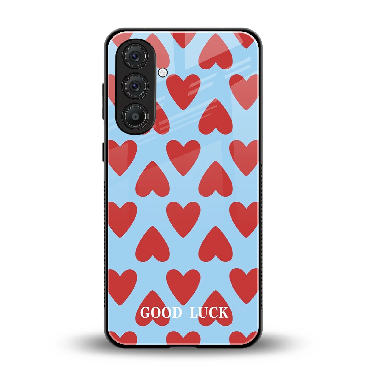 Good Luck back phone cover | glass case for samsung galaxy m35 5g