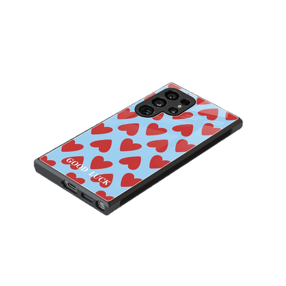 Good Luck stylish phone case for samsung galaxy s24 ultra | glossy glass and slim fit