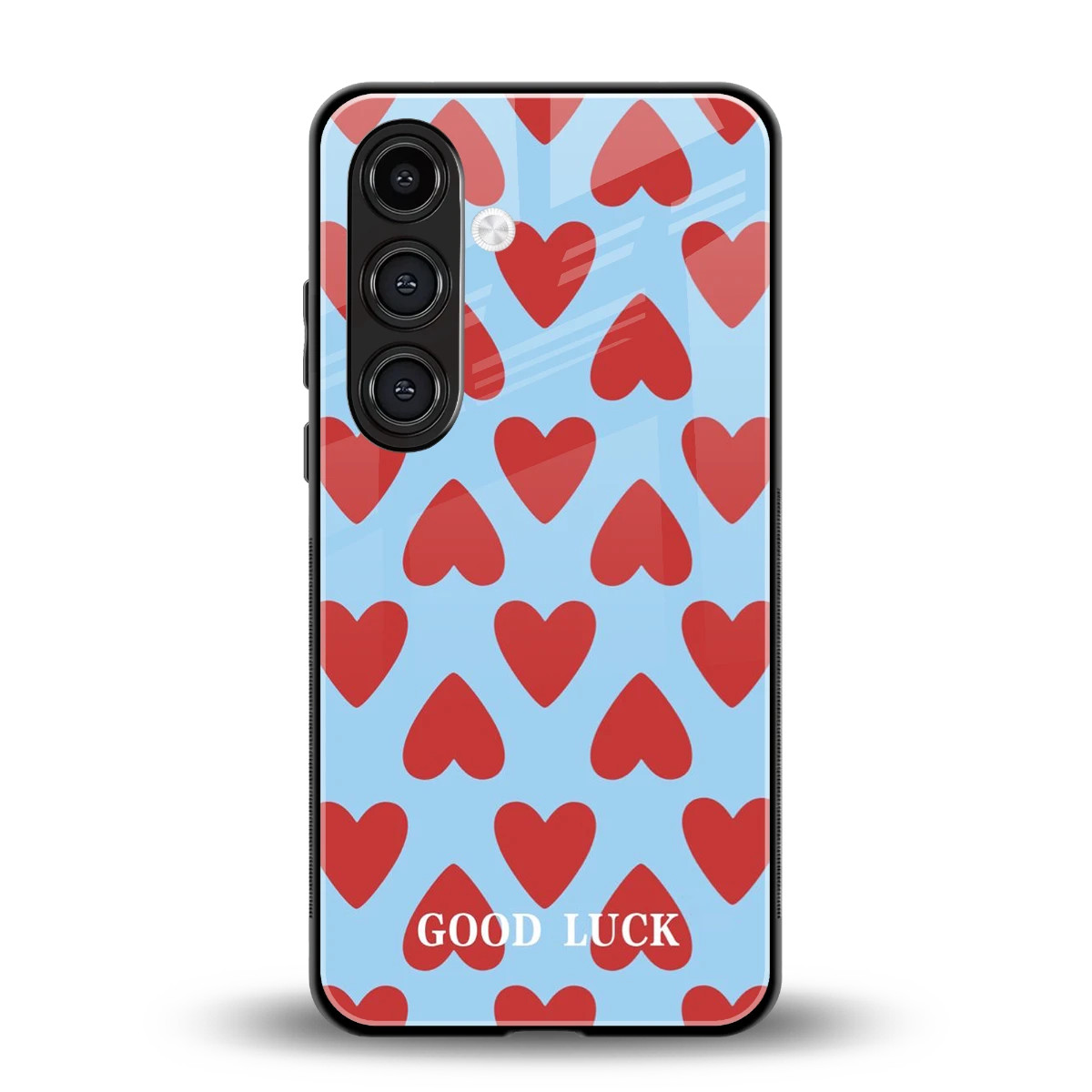 Good Luck back phone cover | glass case for samsung galaxy s24