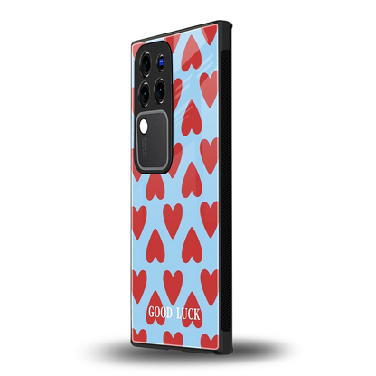 Good Luckvivo v30 pro mobile cover | shockproof glass phone case