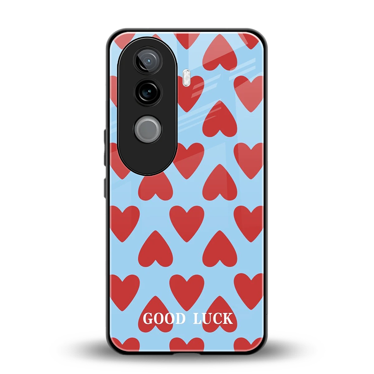 Good Luck back phone cover | glass case for vivo v40e