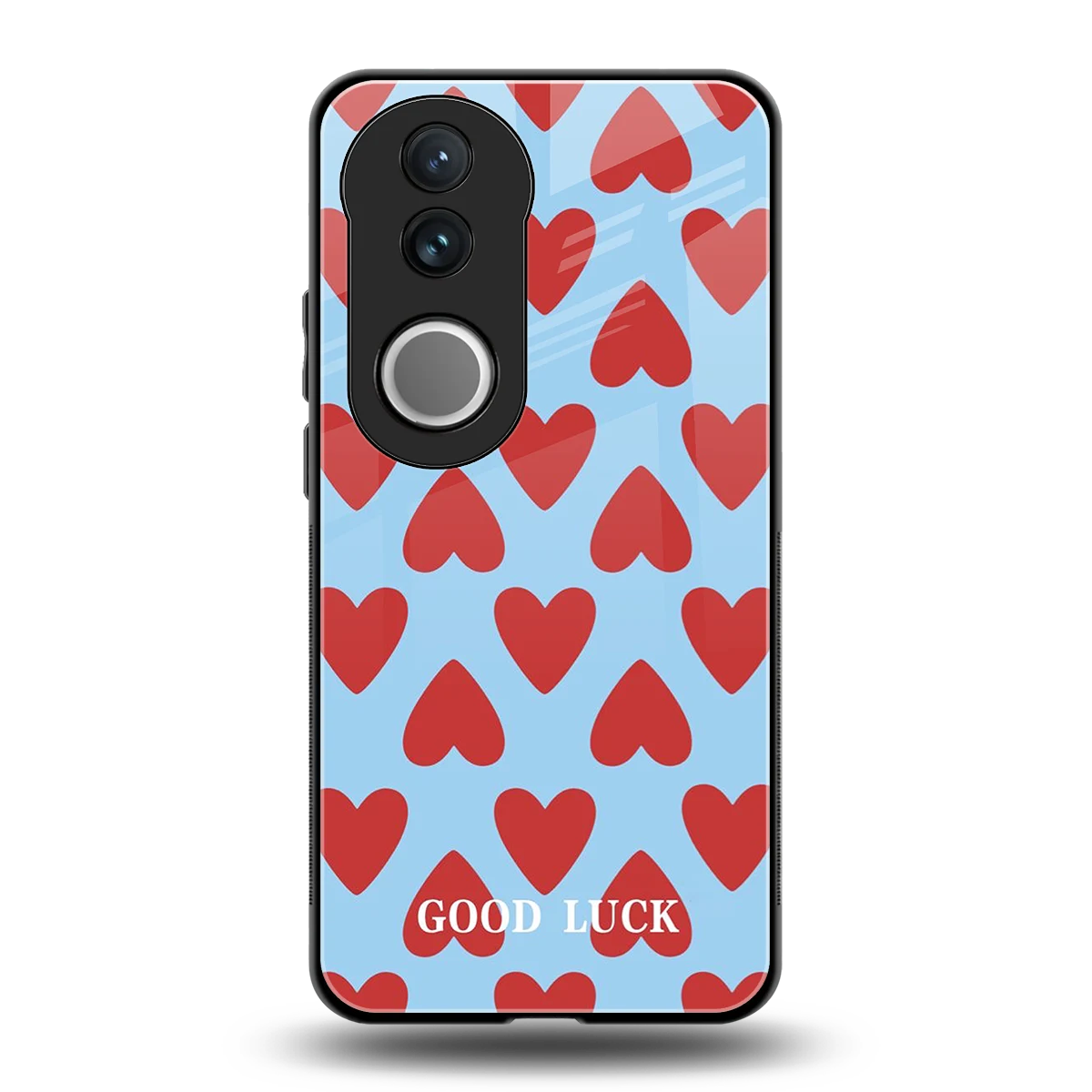 Good Luck back phone cover | glass case for vivo v50