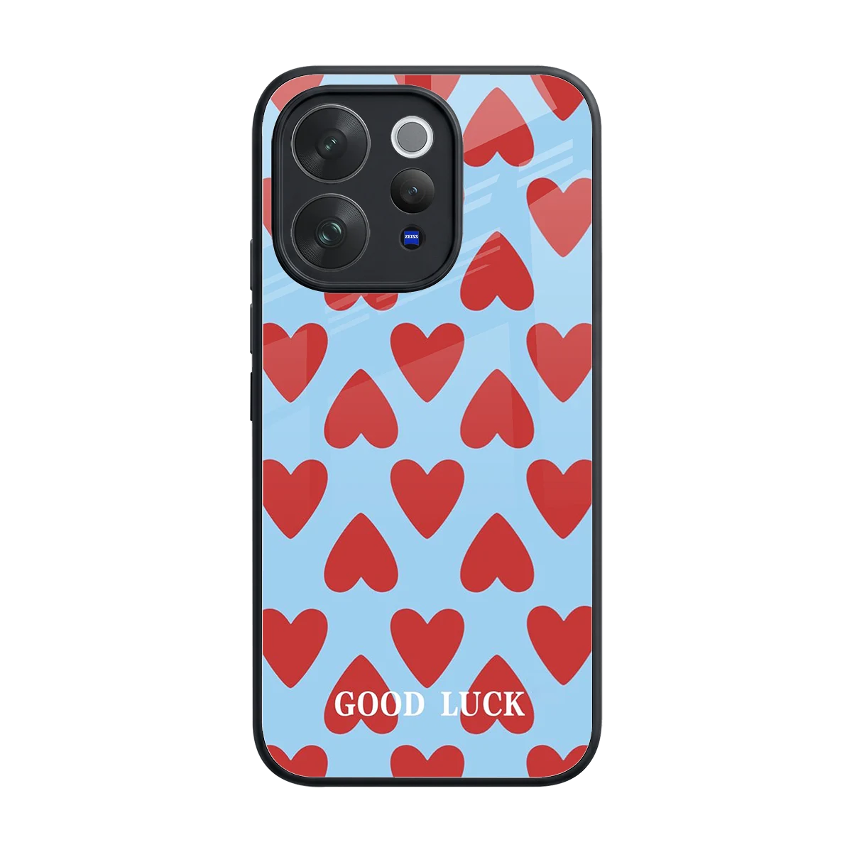 Good Luck back phone cover | glass case for vivo v70