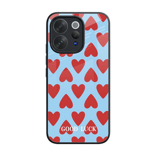 Good Luck back phone cover | glass case for vivo v70 elite