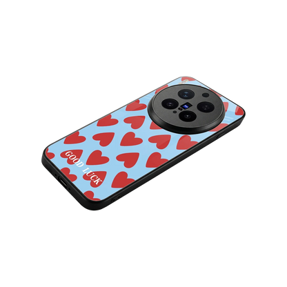 Good Luck stylish phone case for vivo x300 pro | glossy glass and slim fit