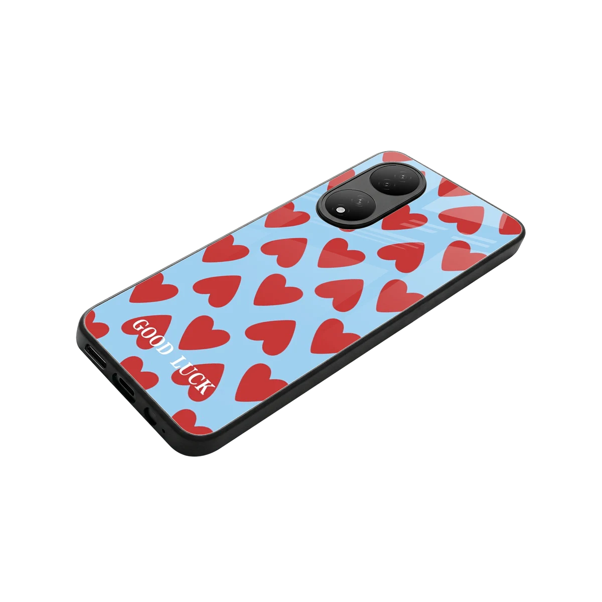 Good Luck stylish phone case for Vivo-y100 | glossy glass and slim fit