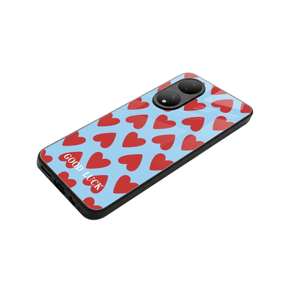 Good Luck stylish phone case for Vivo-y100 | glossy glass and slim fit