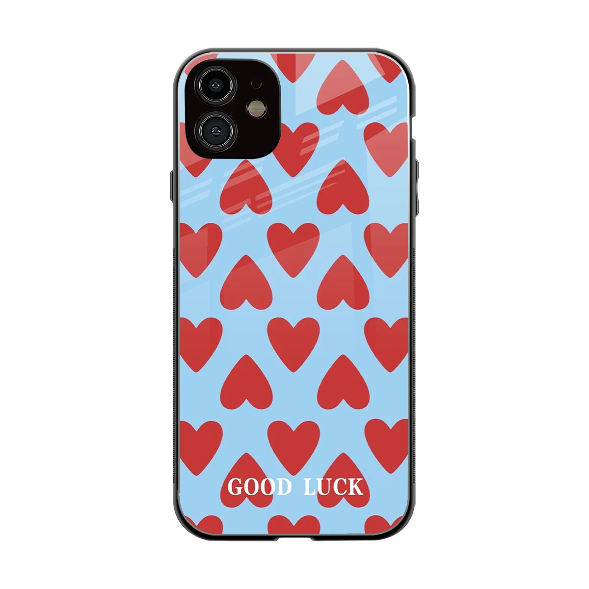 Good Luck back phone cover | glass case for iphone 12