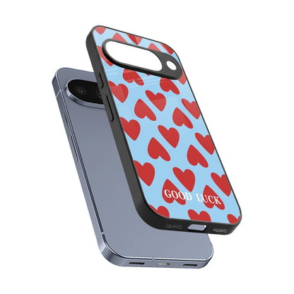 Good Luck sleek google pixel 10 cover with tempered glass back and TPU edges