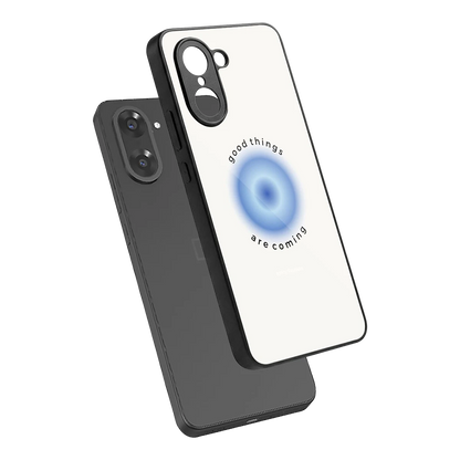 Good Things Are Coming sleek oneplus nord ce5 5g cover with tempered glass back and TPU edges