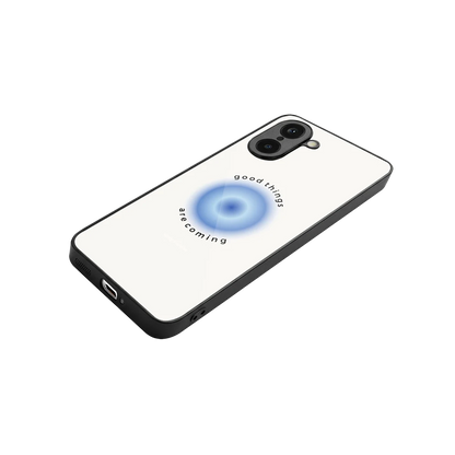 Good Things Are Coming stylish phone case for oneplus nord ce5 5g | glossy glass and slim fit